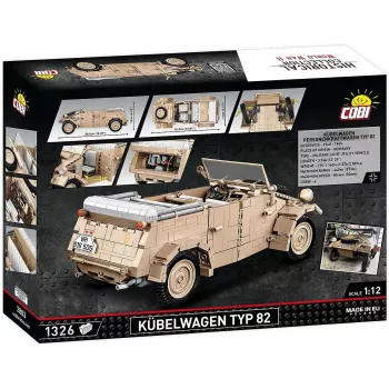 Būvkomplekts COBI Kübelwagen Typ 82 1326 detaļas Otrais pasaules karš