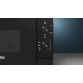 Siemens iQ300 FF020LMB2 mikroviļņu krāsns Solo melna Virsmas uzstādīšana 20 L 800 W