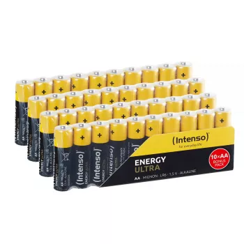 Vienreizējās lietošanas baterijas Intenso 7501520 Energy Ultra Alkaline AA Mignon 40 gab.