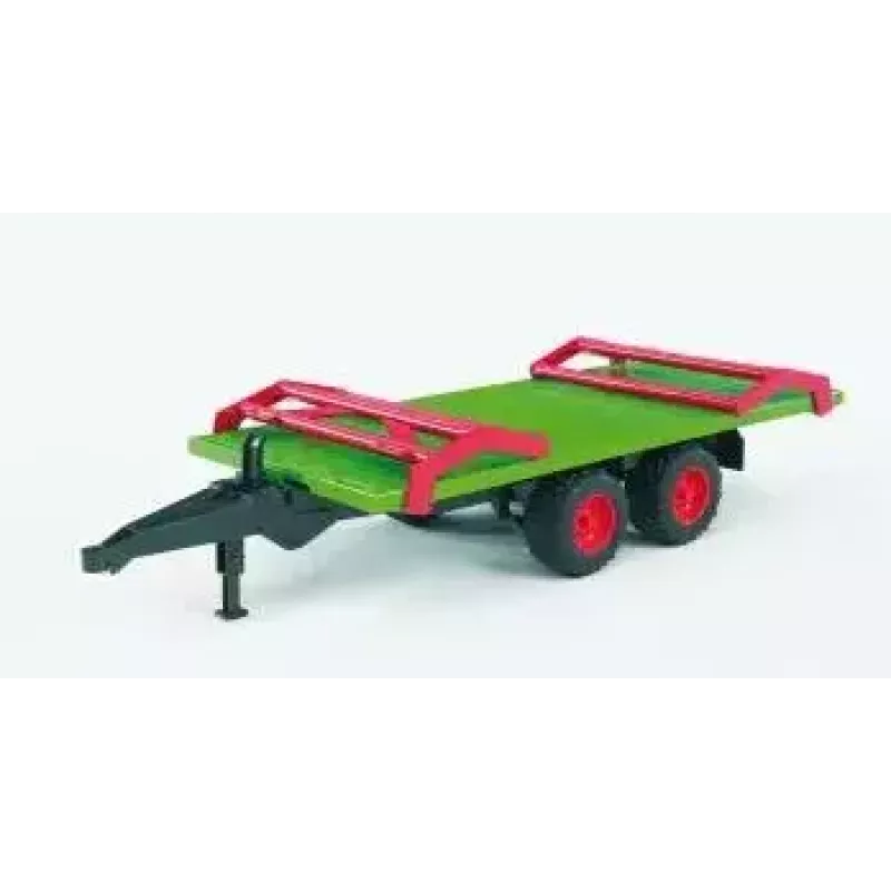 BRUDER 02220 sērijas piekabe ar 8 apaļķīpām, 1:16 mērogs
