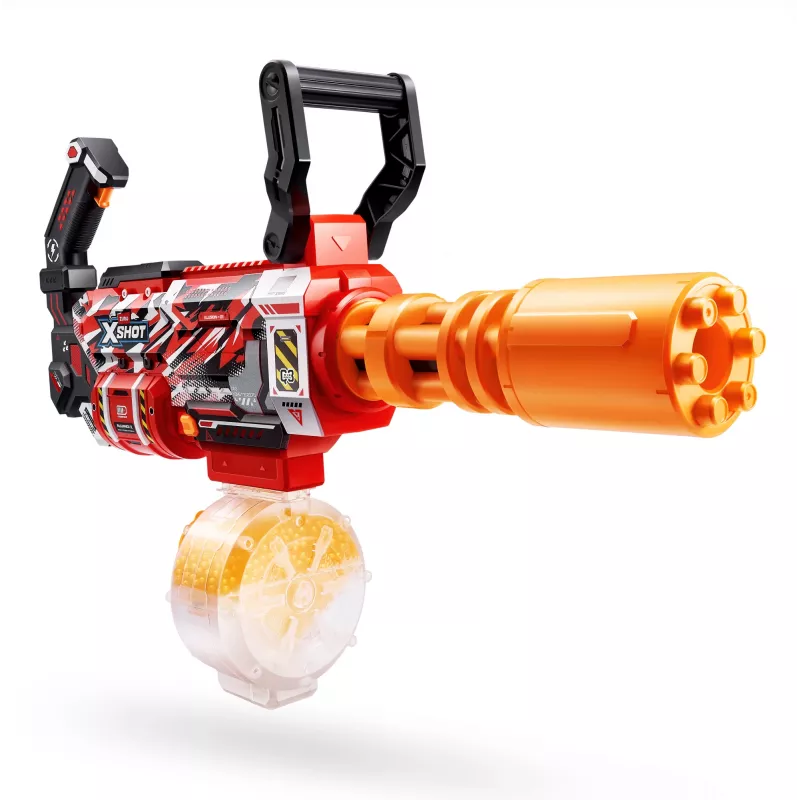 Gel blaster Zuru XSHOT Hyper Gel Gattlin Blaster — ātršāviena rotaļu blasteris ar rotējošu stobru