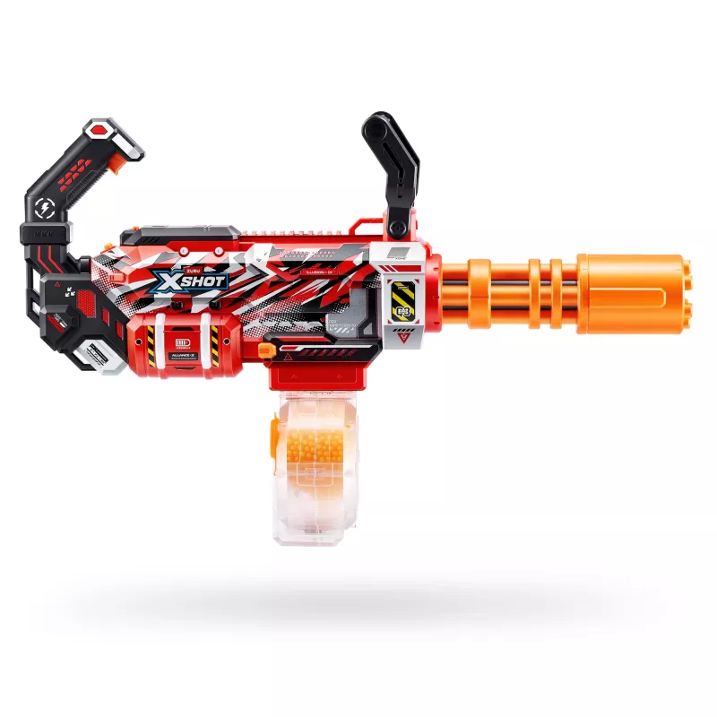 Gel blaster Zuru XSHOT Hyper Gel Gattlin Blaster — ātršāviena rotaļu blasteris ar rotējošu stobru