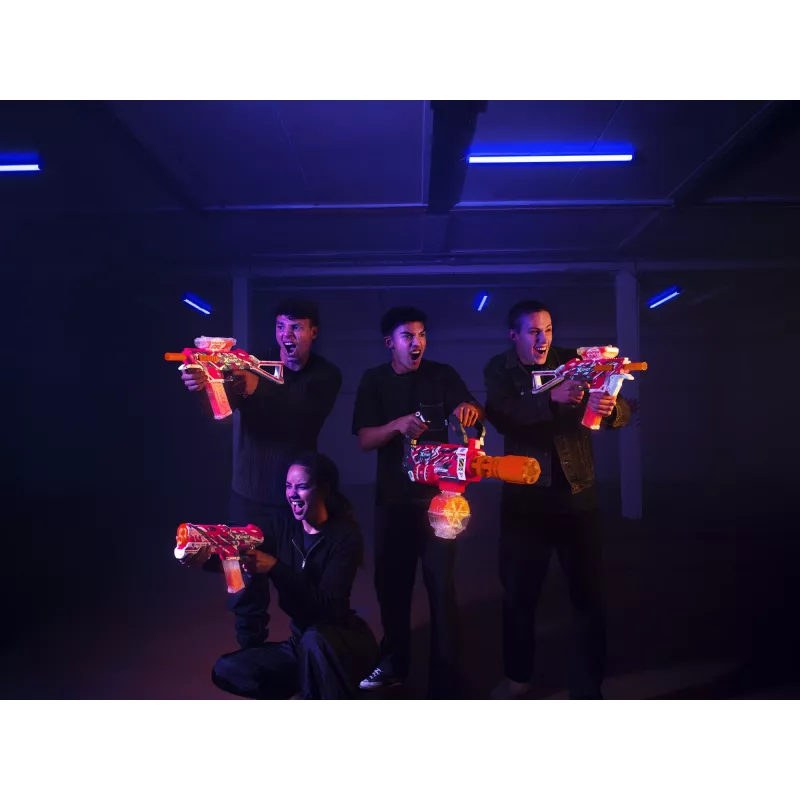 Gel blaster Zuru XSHOT Hyper Gel Gattlin Blaster — ātršāviena rotaļu blasteris ar rotējošu stobru