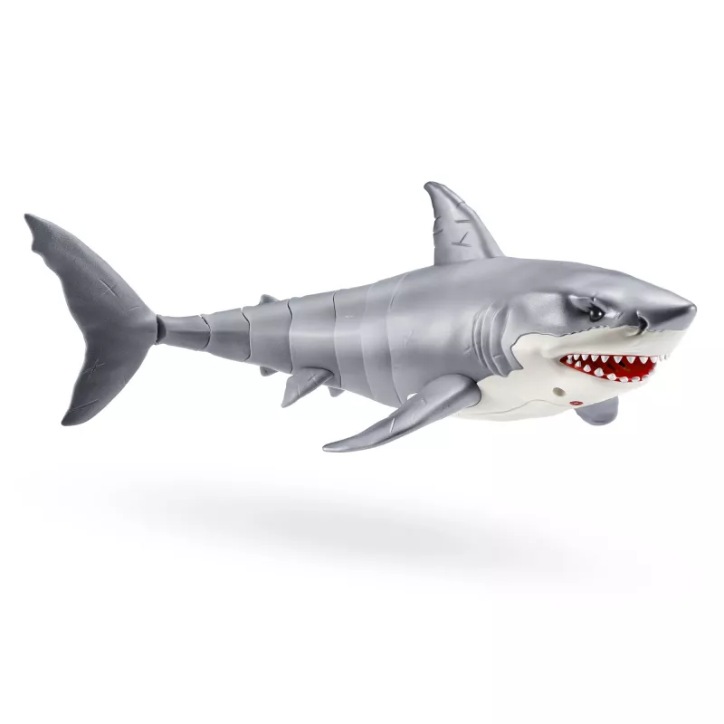Zuru Robo Alive Great White Shark 71126 — interaktīva rotaļlieta haizivs ūdens rotaļām