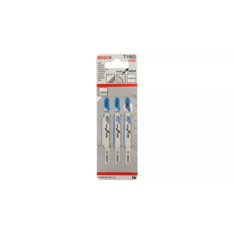Finzāģa asmens Bosch T 118 G Basic metālam 2608631674