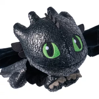 Spin Master Kā pieradināt pūķi - Bezšuvju plīša pūķis Toothless