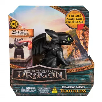 Interaktīvā mini Toothless figūriņa Spinmaster — Kā pieradināt pūķi, skaņas efekti, modelis 6074239