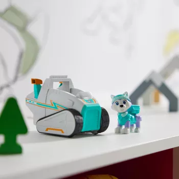 Spinmaster PAW Patrol Everest's Snow Plow — plastmasas transportlīdzeklis, 3+ gadi, tirkīzzils/balts