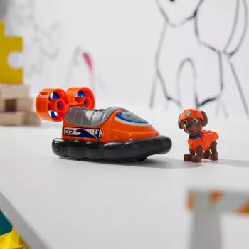 Transportlīdzeklis PAW Patrol Zuma Hovercraft Plastmasa Melns Oranžs 3+