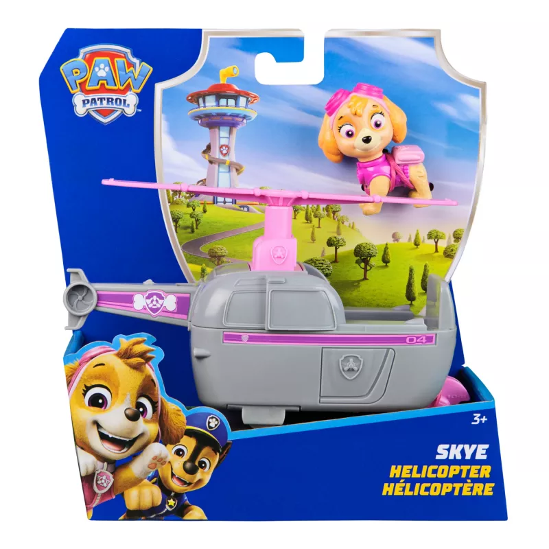 PAW Patrol Skye Helikopters ar Figūriņu, Pārstrādāta Plastmasa, 3+