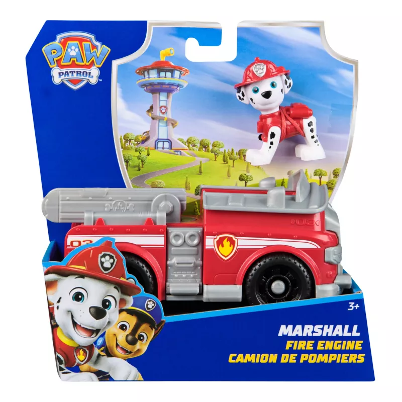 PAW Patrol Marshall’s Firetruck rotaļlieta ar kolekcionējamu figūriņu