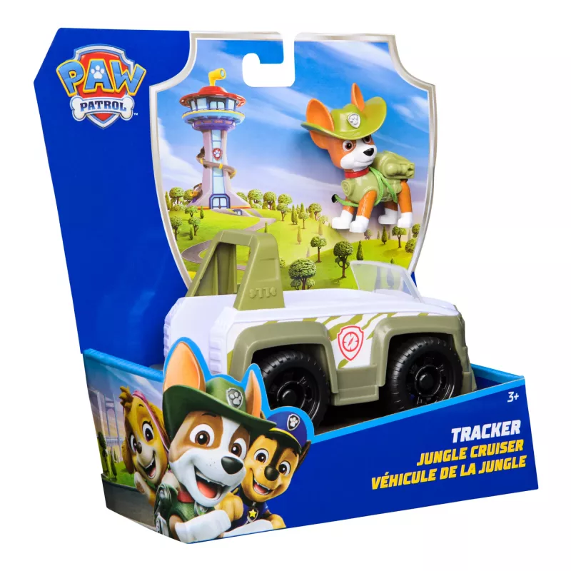 PAW Patrol Tracker Džungļu Glābšanas Transportlīdzeklis Zaļš Plastmasa