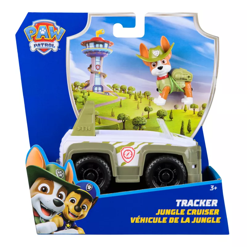 PAW Patrol Tracker Džungļu Glābšanas Transportlīdzeklis Zaļš Plastmasa