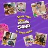 Spin Master Kinetic Sand Mold n' Flow Set rotaļu smiltis, 680 g, sarkanā/tirkīza krāsā, no 3 gadiem