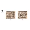 Koka labirinta galda spēle Ravensburger BRIO Labyrinth Boards, melna, 273×228×9 mm, vecums 6+