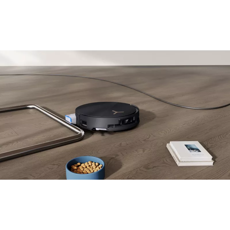 Robotputekļsūcējs Ecovacs Deebot X8 Pro Omni, melns, putekļu maiss 0.22 L, darbības laiks 145 min, Li-Ion 6400 mAh