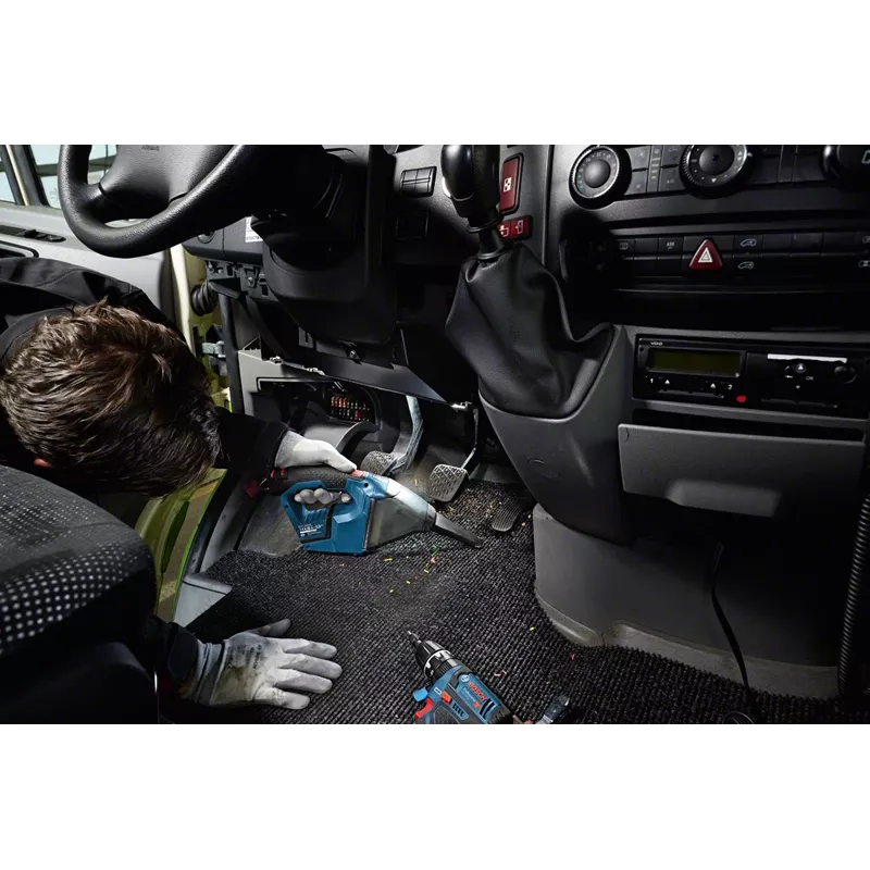 Bosch GAS 12V Professional bezvadu putekļu sūcējs melns, zils