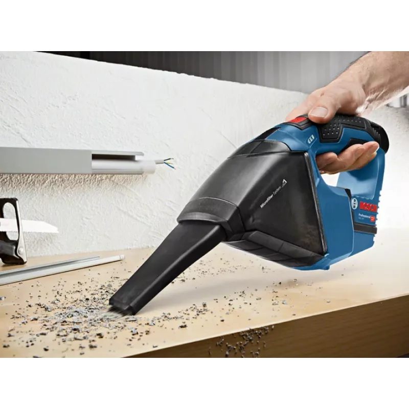 Bosch GAS 12V Professional bezvadu putekļu sūcējs melns, zils