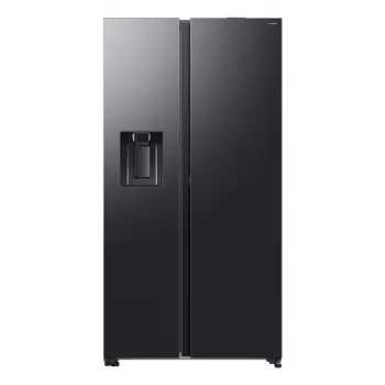 Samsung RS80F64KEF brīvi stāvošs side-by-side ledusskapis 640 L Melns