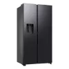 Samsung RS80F64KEF brīvi stāvošs side-by-side ledusskapis 640 L Melns