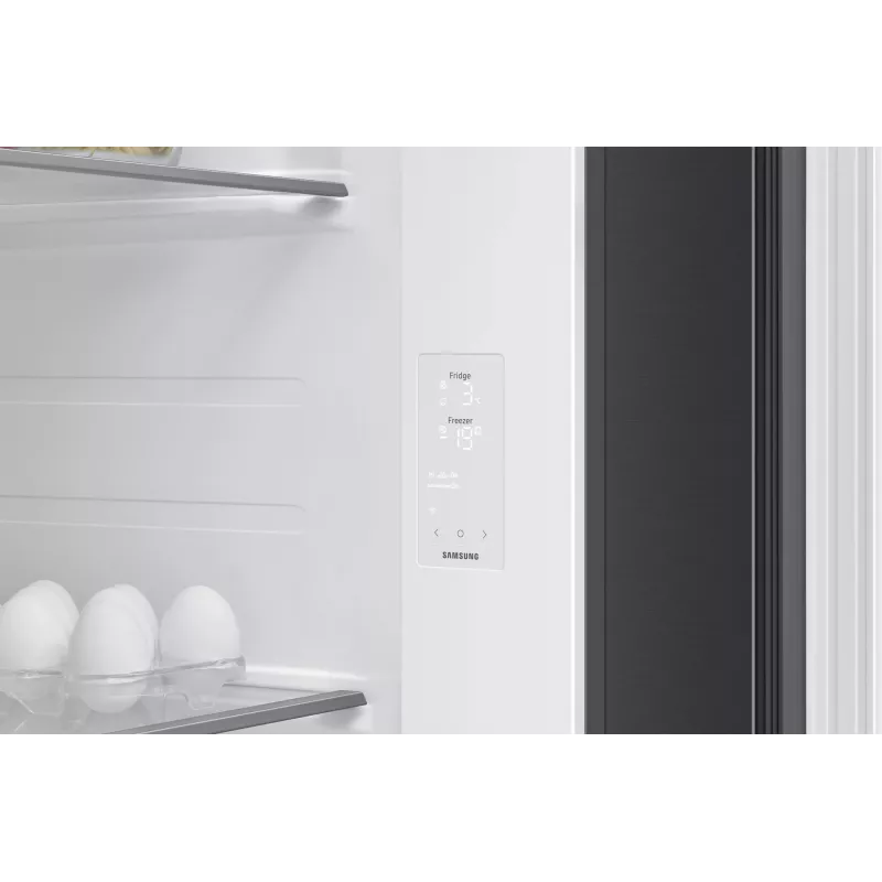 Samsung RS80F64KEF brīvi stāvošs side-by-side ledusskapis 640 L Melns