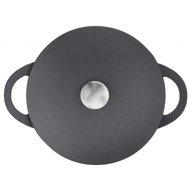 Cepamā panna Tefal Trattoria E2187274 apaļa melna alumīnija 28 cm