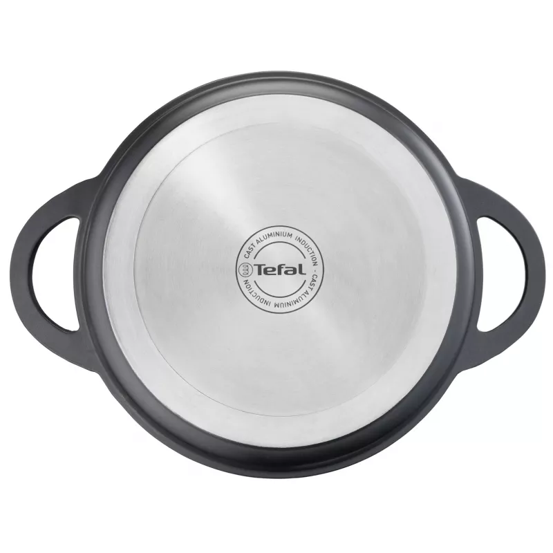 Cepamā panna Tefal Trattoria E2187274 apaļa melna alumīnija 28 cm