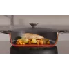 Cepamā panna Tefal Trattoria E2187274 apaļa melna alumīnija 28 cm