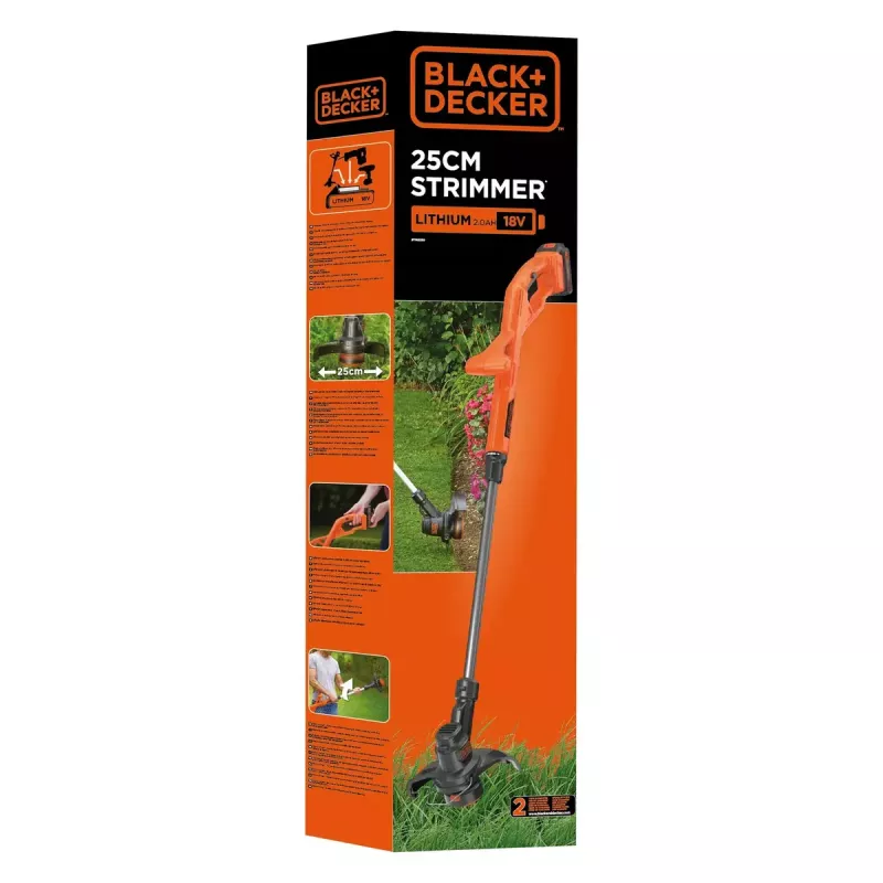 Trimmeris Black & Decker ST182320-QW 18V Litija-jonu 1.6mm