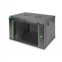 Sienas stiprinājuma tīkla skapis Digitus DN-19 07-U-EC-SW 600x450 mm
