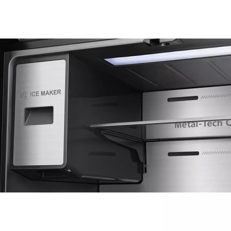 Hisense RQ760N4IFE brīvstāvošs vairāku durvju ledusskapis, 577 L, melns