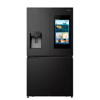 Hisense RQ760N4IFE brīvstāvošs vairāku durvju ledusskapis, 577 L, melns