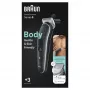 Braun BodyGroomer 5 BG5340 ķermeņa matu griezējs ar SkinShield tehnoloģiju un 2 stiprinājumiem