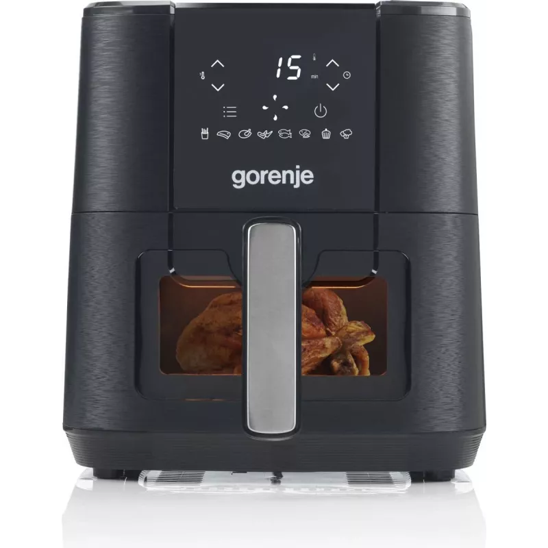Gorenje AF1350DWB Karstā gaisa fritieris, 5.4 L, 1350 W, melns
