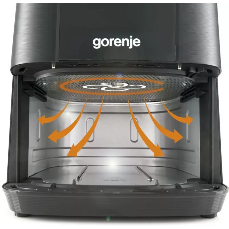 Gorenje AF1350DWB Karstā gaisa fritieris, 5.4 L, 1350 W, melns