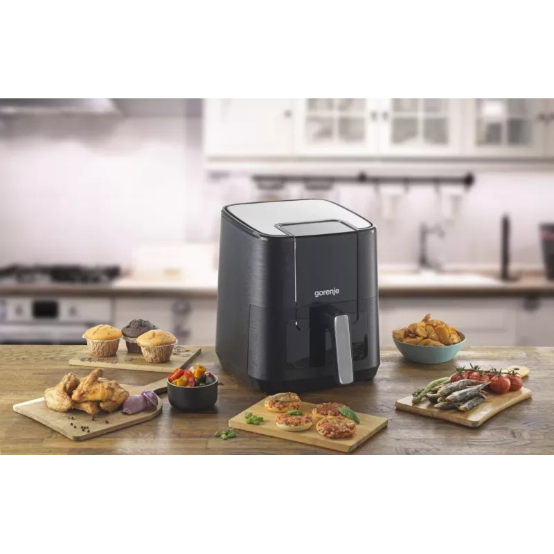 Gorenje AF1350DWB Karstā gaisa fritieris, 5.4 L, 1350 W, melns