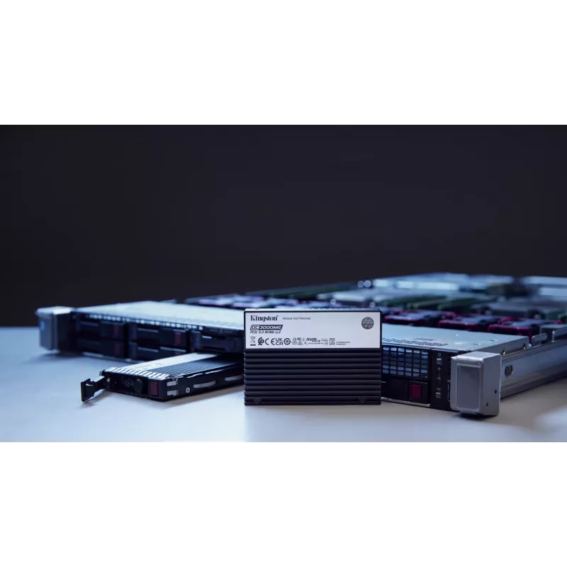 Kingston Technology 15.36TB DC3000ME U.2 PCIe 5.0 NVMe TCG Opal Enterprise SSD