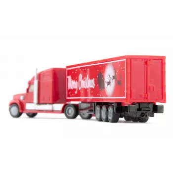 Siku Super Freightliner Ziemassvētku kravas automašīna, sarkana