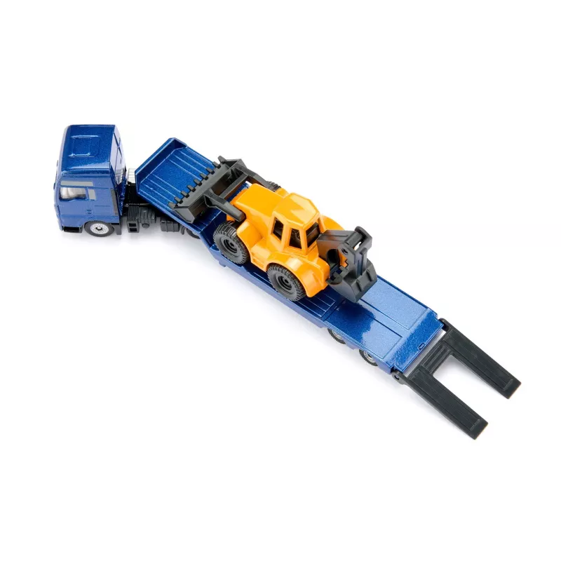 Siku MAN kravas auto ar ekskavatoru-iekrāvēju, 1:87