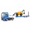 Siku MAN kravas auto ar ekskavatoru-iekrāvēju, 1:87