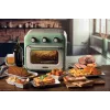 Ariete 4632 Gaisa fritējs un cepeškrāsns Vintage, 1400W, 2in1, Tilpums 16L, Piederumi komplektā, Taimeris 60 minūtes, Dubultais stikls, Zaļš