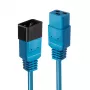 Lindy 2m IEC C19–C20 pagarinātājvads, zils