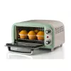 Ariete 3919 Elektriskā cepeškrāsns Vintage, 800W, 10L, dubultstikls, retro, zaļa