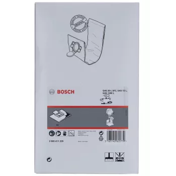 Bosch 2 605 411 229 putekļu maisiņš sausai sūkšanai