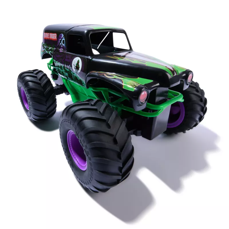 Monster Jam Smash & Bash Grave Digger attālvadības briesmonis, mērogs 1:15, salabojams, iekštelpām un ārā, 4+ gadi