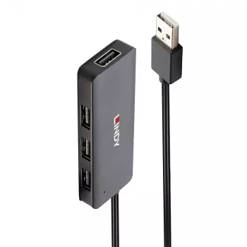 USB Hubs Lindy 4 Portu USB 2.0 Hub
