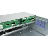 Servera korpuss INTER-TECH IPC 4U-4708 — 4U, melns, ATX/PS2 barošanas bloks, 4x priekšējie 80mm ventilatori, 2x aizmugurējie 80mm ventilatori, 2.5/3.5 collu HDD