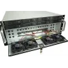 Servera korpuss INTER-TECH IPC 4U-4708 — 4U, melns, ATX/PS2 barošanas bloks, 4x priekšējie 80mm ventilatori, 2x aizmugurējie 80mm ventilatori, 2.5/3.5 collu HDD