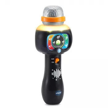 VTech Baby burvju dziedāšanas mikrofons, rotaļlieta, 2 gadi, AAA, 200 g, melns