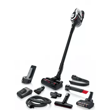 Bosch Serie 8 BSS825ALL putekļsūcējs stieņveida, bezmaiss, melns/balts, 5 Ah